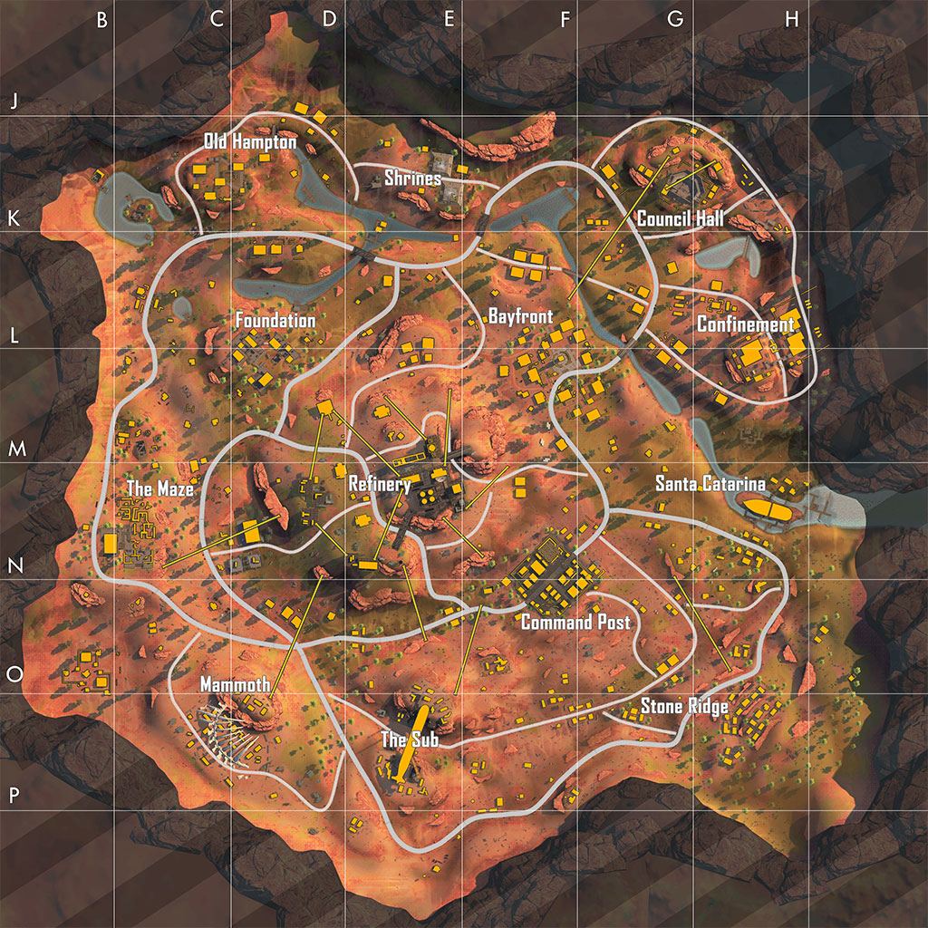 Map Kalahari